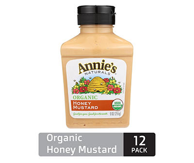 Organic Honey Mustard, Pack of 12