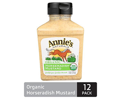 Organic Horseradish Mustard, Pack of 12