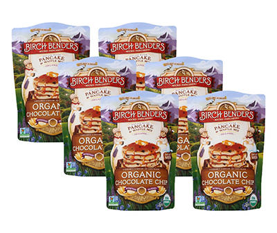 Chocolate Chip Pancake and Waffle Mix, Pack of 6