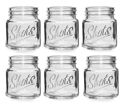 Mason Jar 6-Piece Shot Glass Set