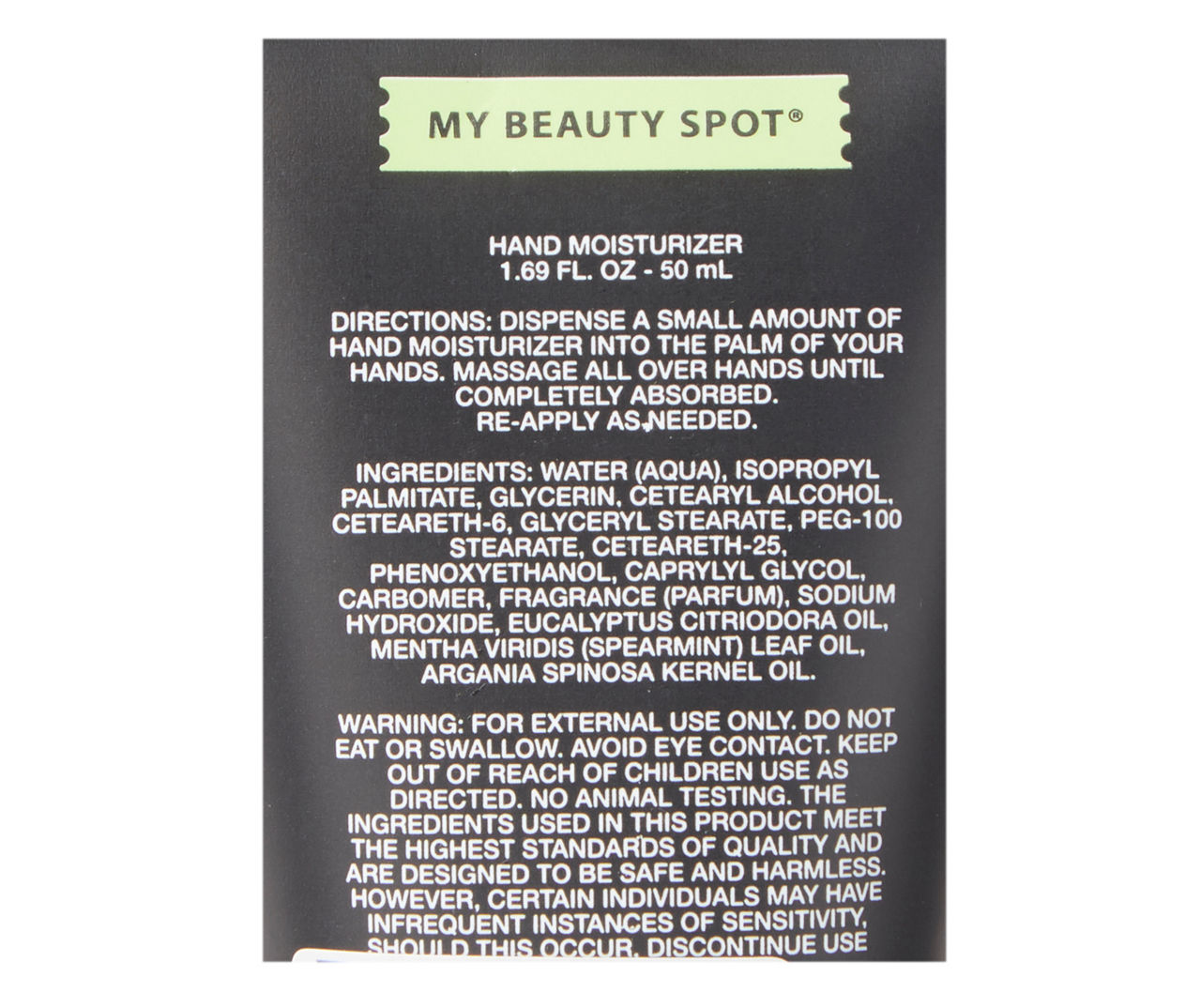 Eucalyptus Spearmint Aromatherapy Hand Lotion, 1.7 Oz.