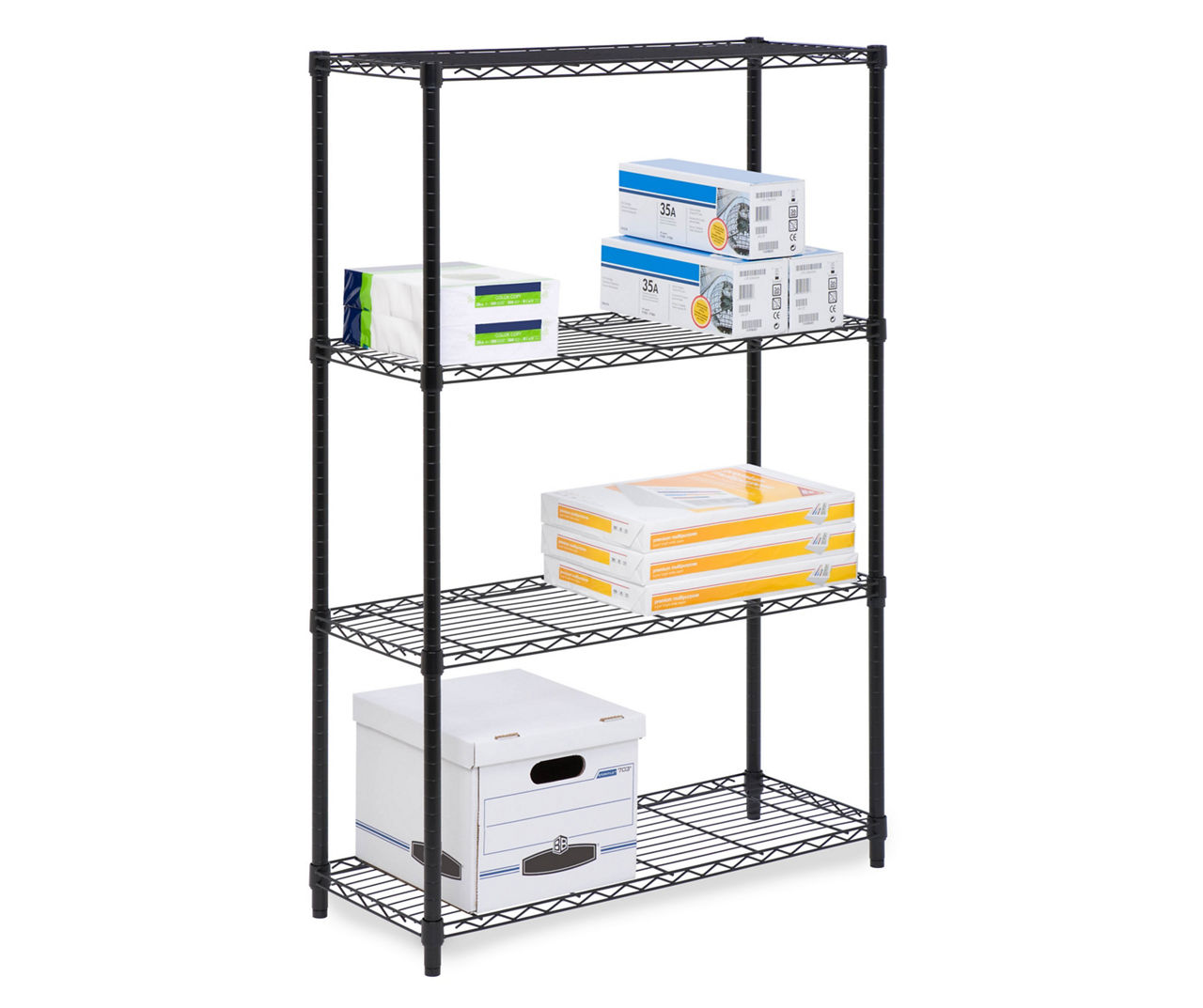 4-Tier Shelving Unit Rack