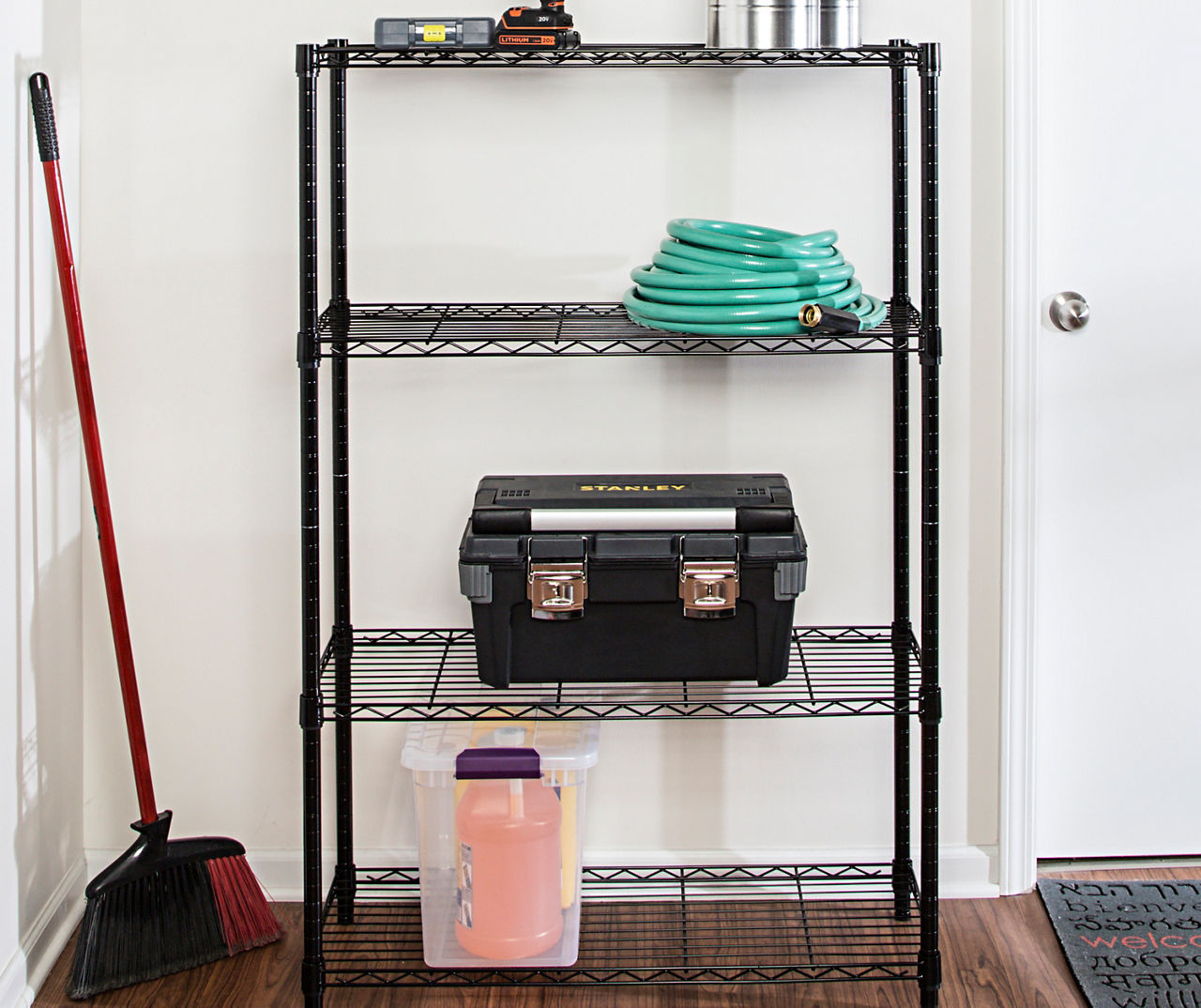 4-Tier Shelving Unit Rack