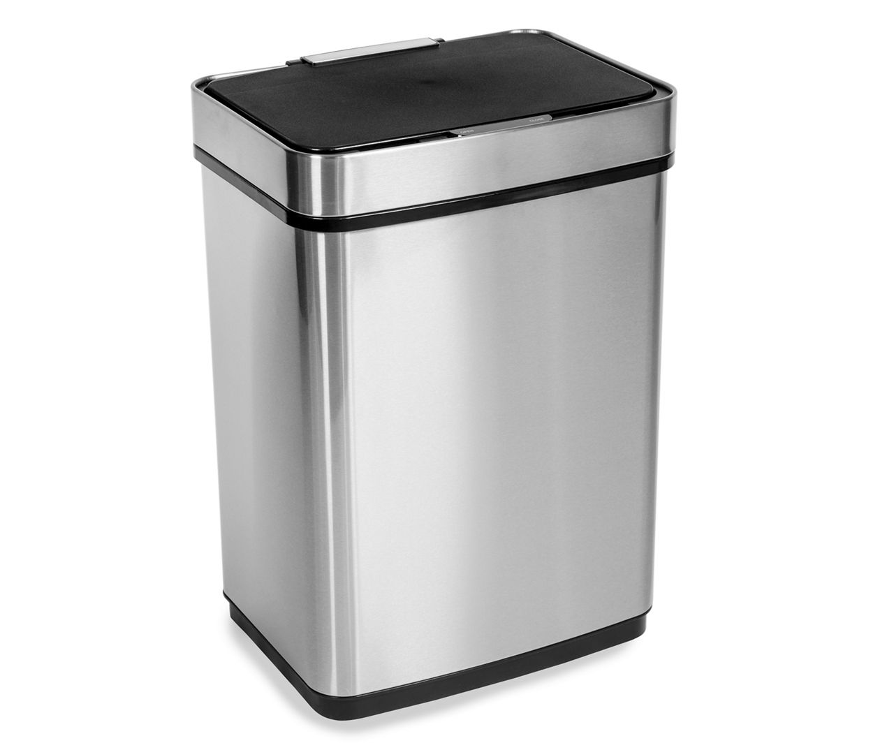 EKO 50-Liter Stainless Steel Metal Touchless Kitchen Trash Can with Lid  Indoor at