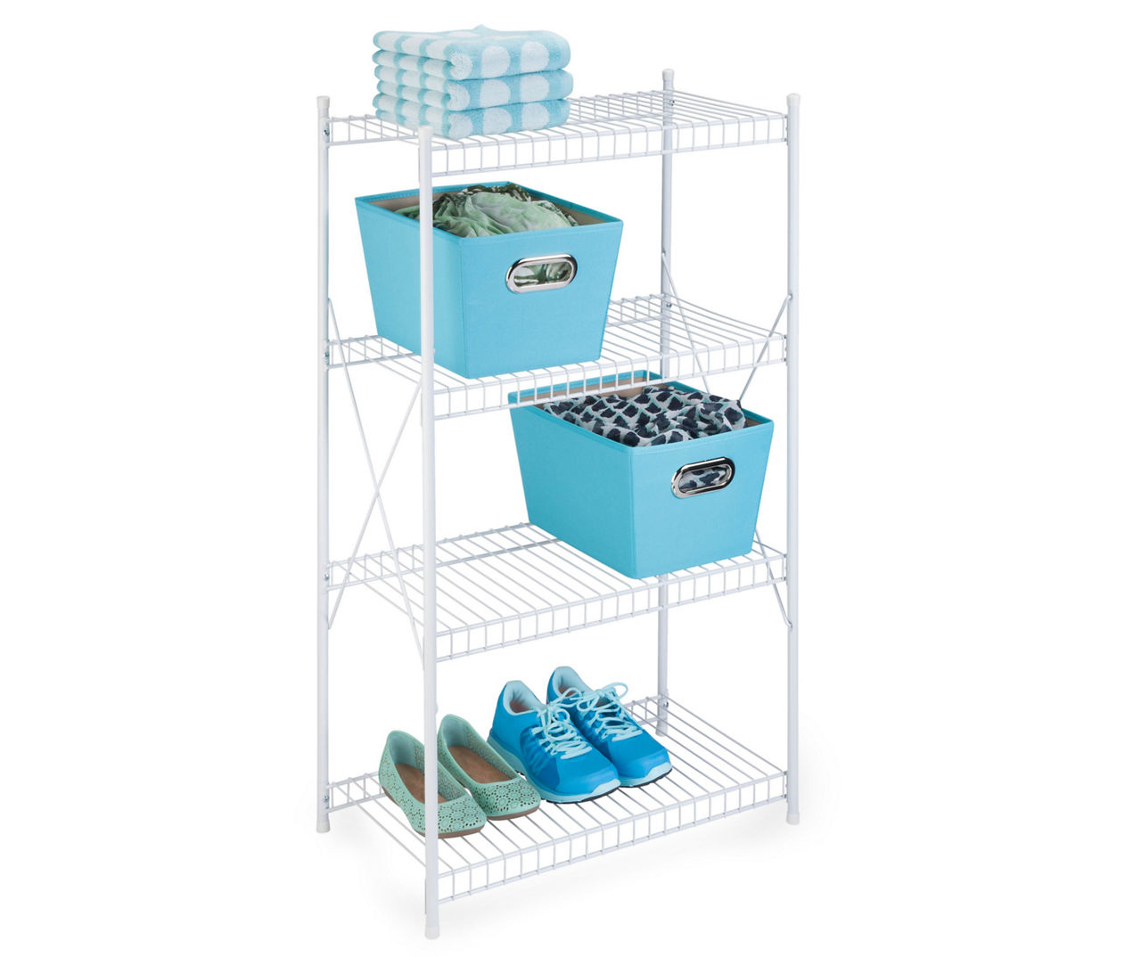 High & Low: 3-Tier Bathroom Storage