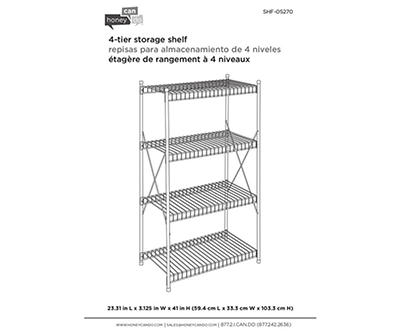 4-Tier Storage Shelf