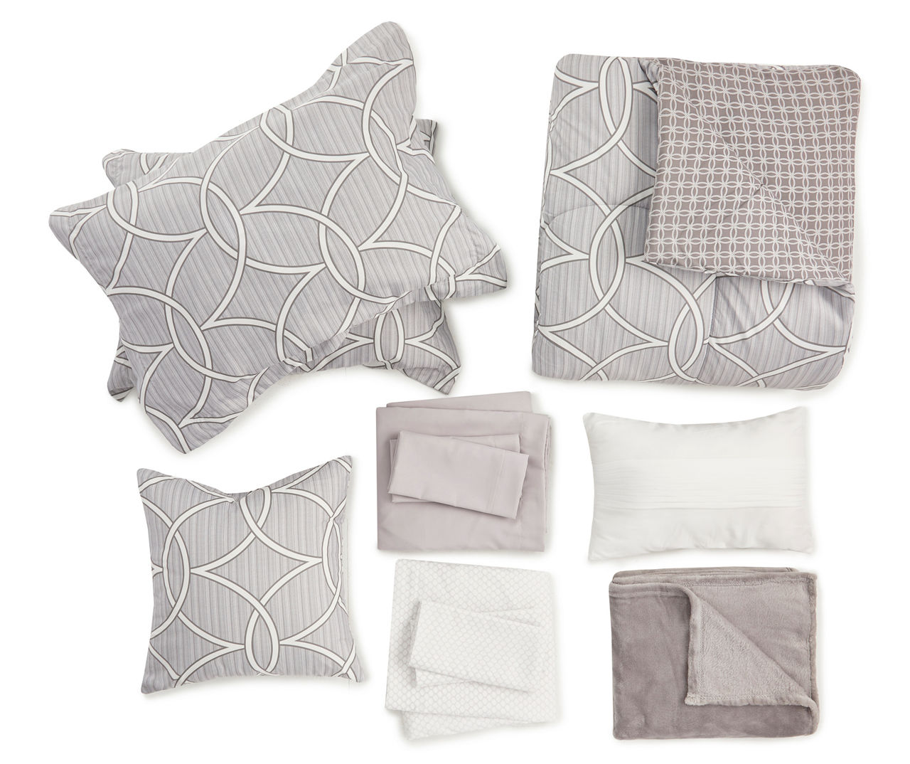 Real Living Real Living Gray Geo Comforter Set Big Lots