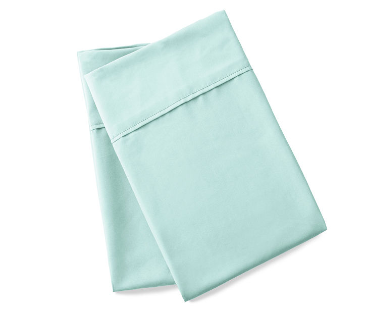 Mint Microfiber Standard Pillowcase Set