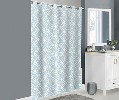 Emma Blue EZ Hang Shower Curtain
