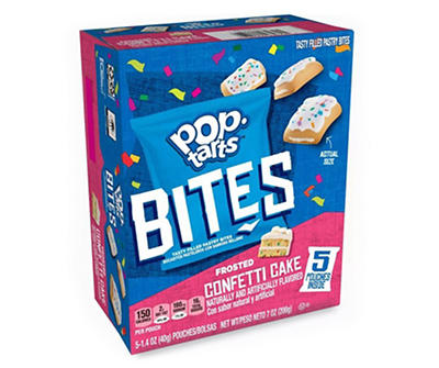 Bites Frosted Confetti Cake Pouches, 5-Pack