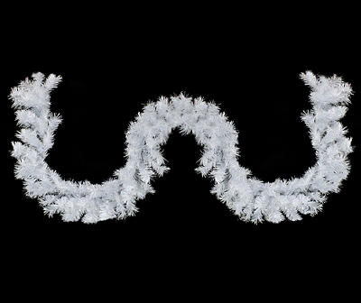9' x 10" Icy White Spruce Artificial Christmas Garland