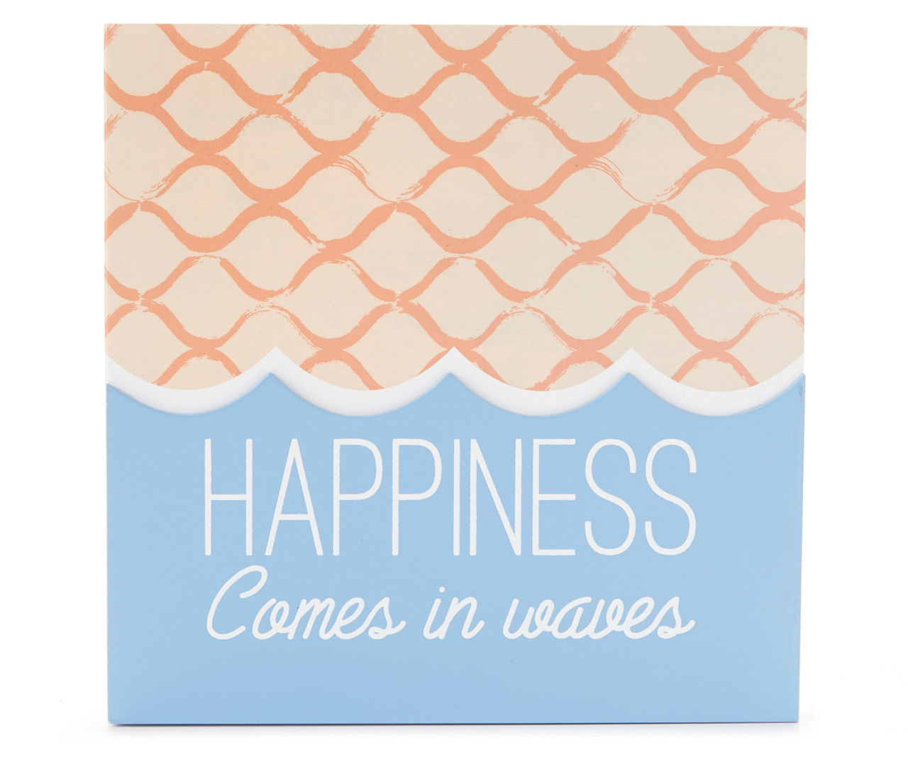 “happiness Comes In Waves” Wall Plaque 