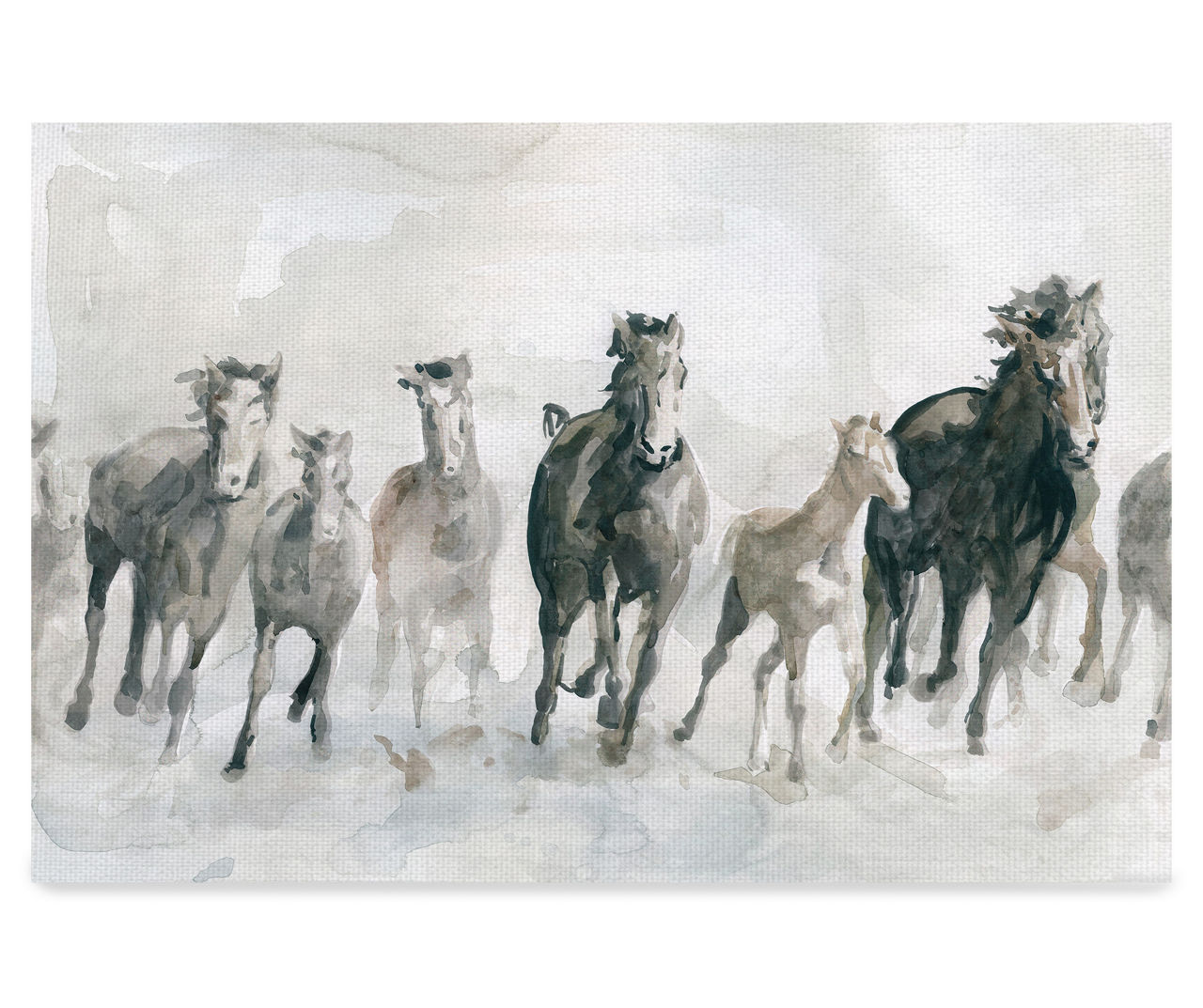 Running Wild Wrapped Canvas