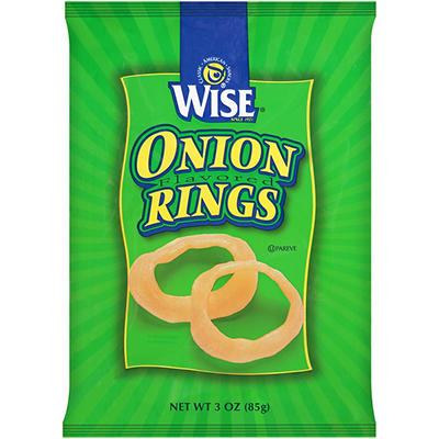 Onion Flavored Rings, 3.5 Oz.
