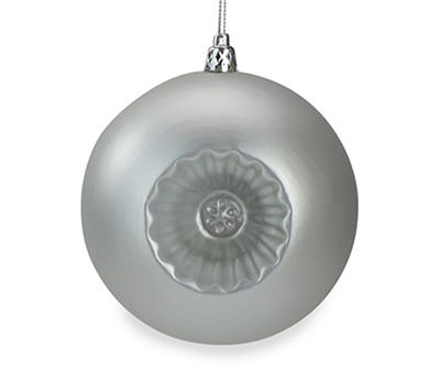 Silver Reflector 6-Piece Shatterproof Plastic Ornament Set