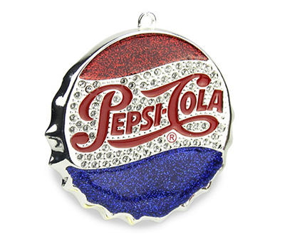 Pepsi-Cola Bottle Cap Metal Ornament
