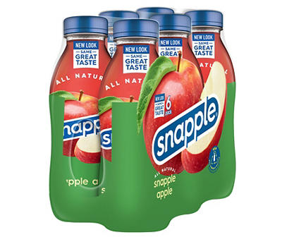 Apple 16 Oz. Bottles, 6-Pack