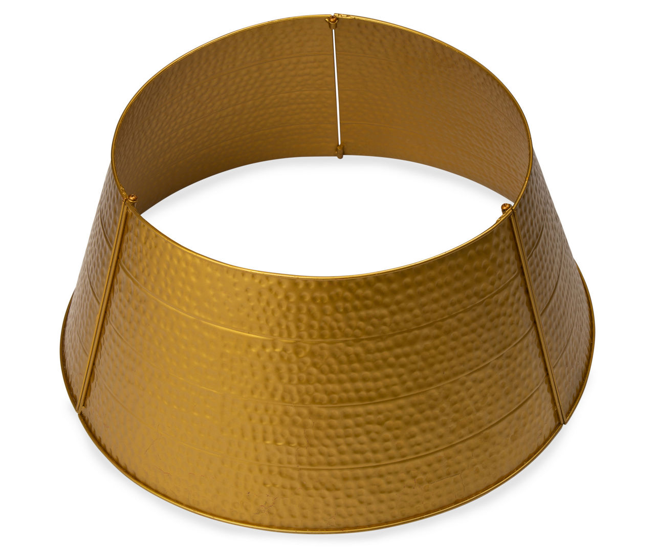 Glitzhome Gold Hammered Metal Tree Collar Big Lots