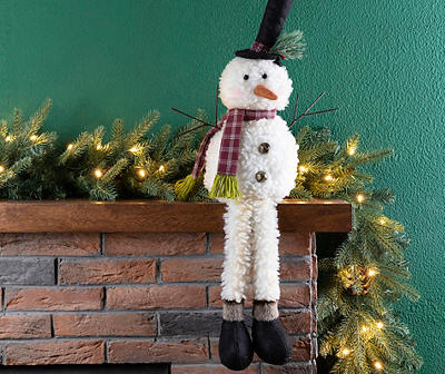 Snowman Christmas Count Down Metal Figure With Dial 