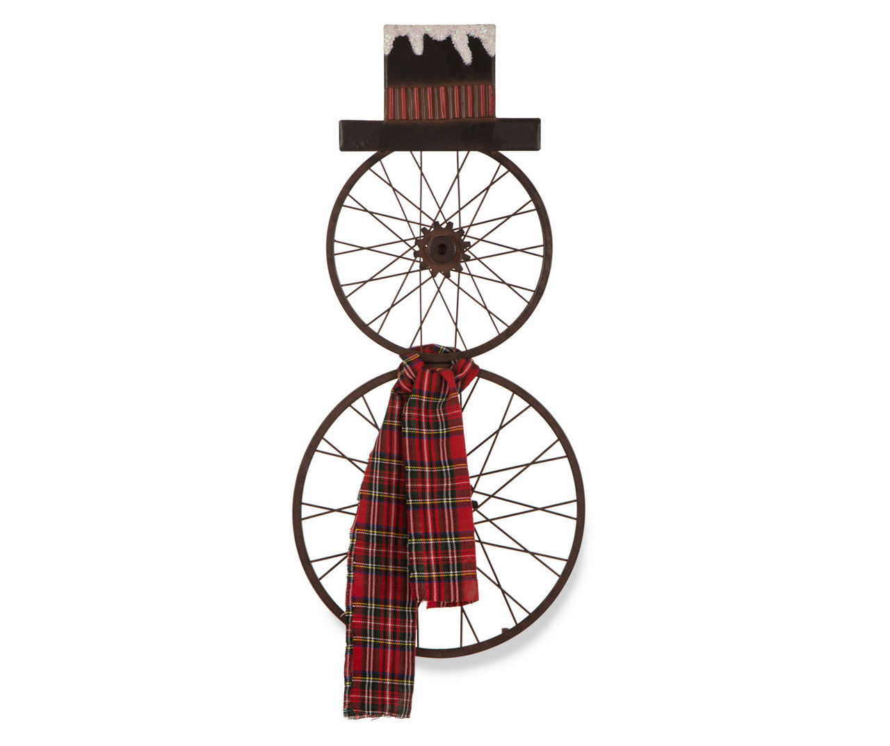 Glitzhome Snowman Wheel 2-in-1 Wall & Yard Decor | Big Lots