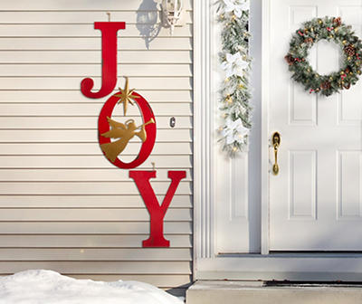 "Joy" Angel 3-in-1 Wall & Yard Decor