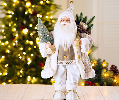 18" Christmas Santa Figurine