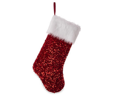 Red Sequin Stocking