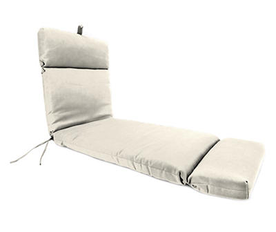 Celosia Cream Outdoor Chaise Cushion