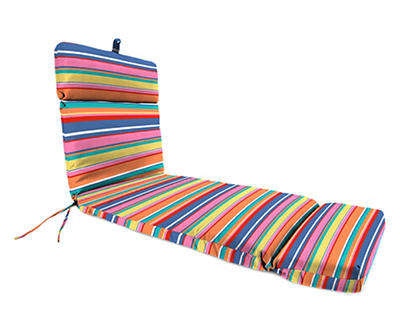 Fostoria Carnival Stripe Outdoor Chaise Cushion