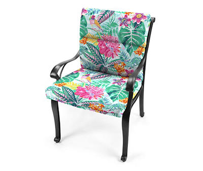 Alene Aquatic Floral Outdoor Chair Cushion