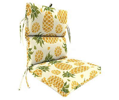 Kailani Canola Pineapple Outdoor Chair Cushion