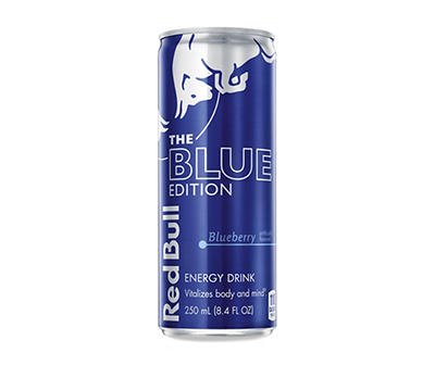 The Blue Edition Blueberry Energy Drink, 8.4 Oz.