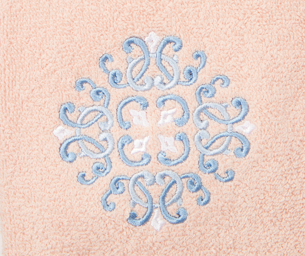 Ornate Medallion Embroidered Hand Towel