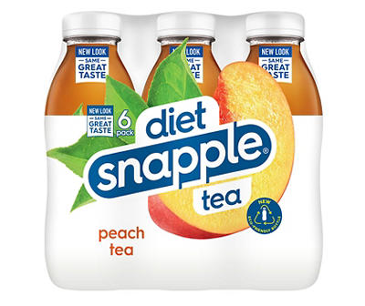 Diet Peach Tea 16 Oz. Bottles, 6-Pack