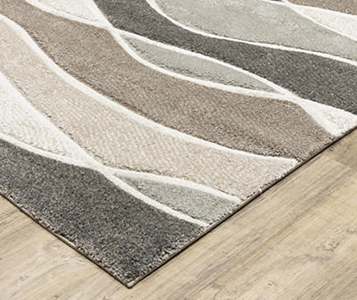 Gray Brindle Accent Rug, (26