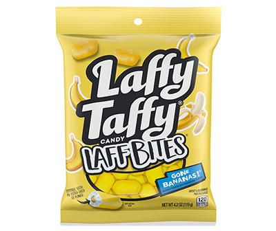 LAFFY TAFFY LAFF BITES Gone Bananas! Candy 4.2 oz. Bag