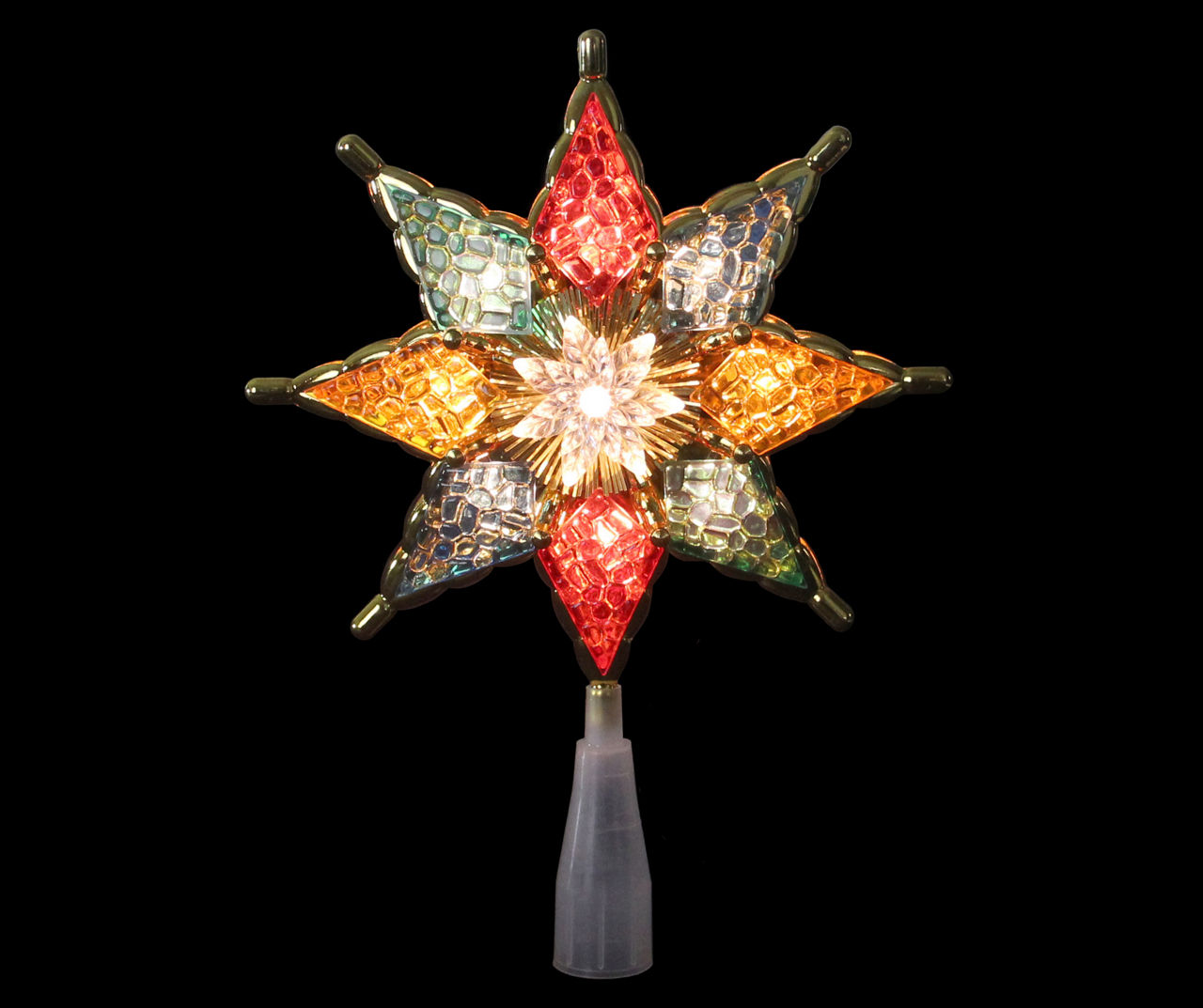 Northlight Crystal 8-Point Star Light-Up Tree Topper | Big Lots