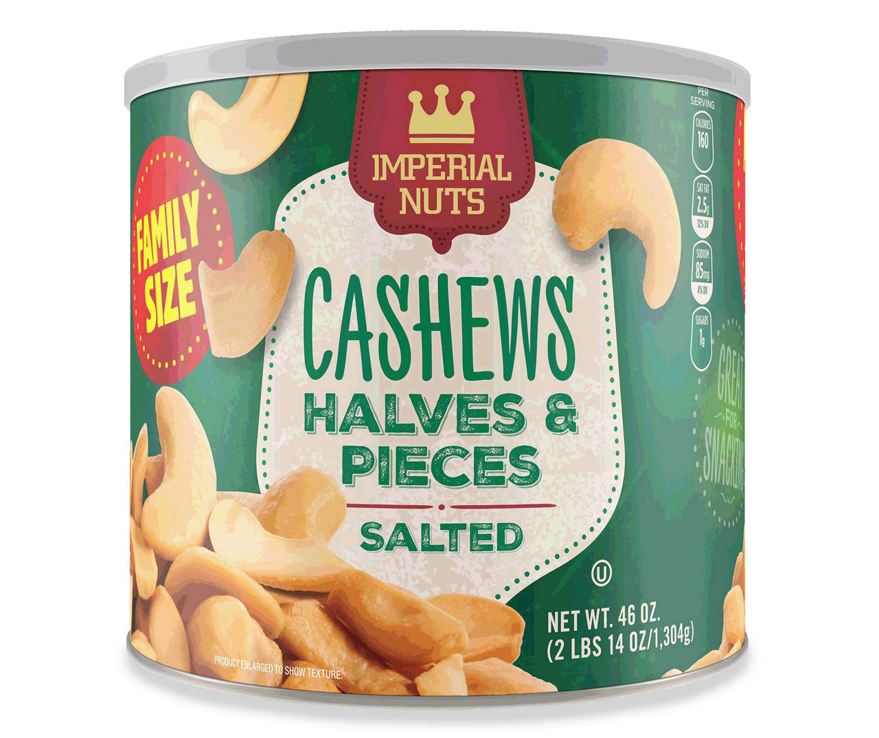 Imperial Nuts Salted Cashew Halves & Pieces, 46 Oz. Big Lots