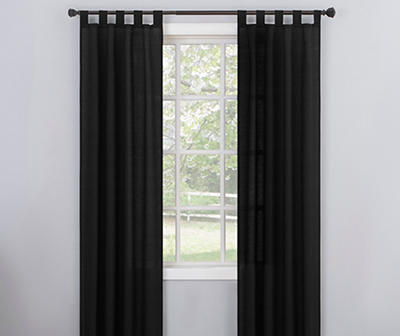 Broyhill Durham Textured Semi-Sheer Tab Top Curtain Panel