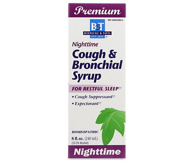 Cough and Bronchial Syrup Nighttime, 8 Fl Oz Box