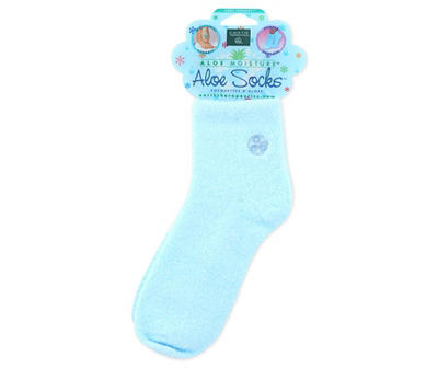 Aloe Socks Blue, 1 Pair Card