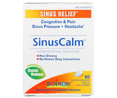 Sinus Calm Sinus Relief, 60 Tab Box