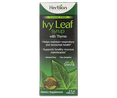 Sugar Free Ivy Leaf Syrup With Thyme Dietary Supplement, 5 Oz Other