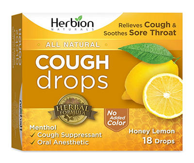 Cough Drops All Natural Honey Lemon, 18 Ct Other