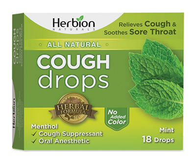 Cough Drops All Natural Mint, 18 Ct Other