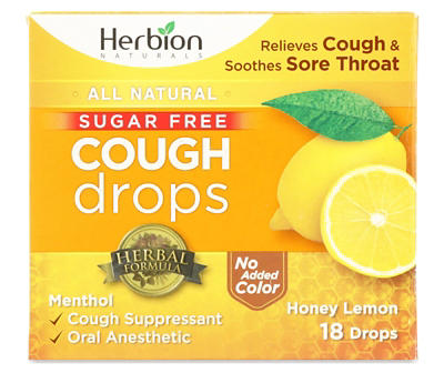 Honey Lemon Cough Drops, 18 Ct Other