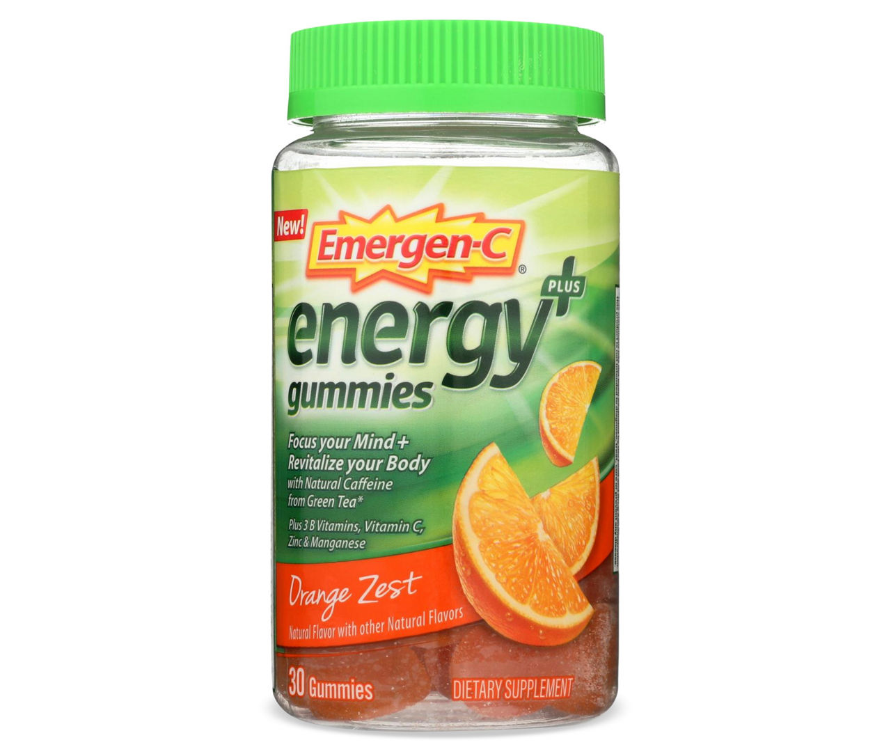 Emergen-C Emergen-C Energy+ Gummies, With B Vitamins, Vitamin C And ...