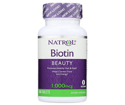 Biotin, 100 Tab Bottle