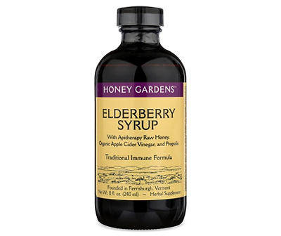 Apiaries Organic Honey Elderberry Extract with Propolis, 8 Fl Oz Other