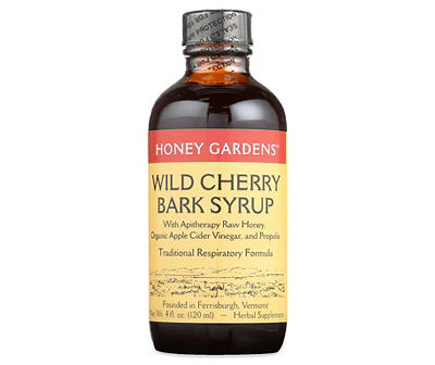 Wild Cherry Bark Honey Syrup, 4 Fl Oz Other